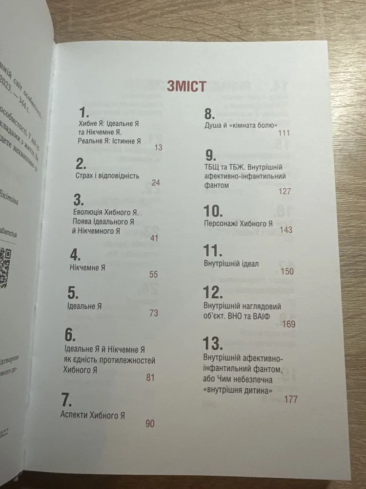 Фото 3 книги «Хибне Я. Реальне Я. Про внутрішній світ особистості», О. Демчук, Вінниця (3 з 4)
