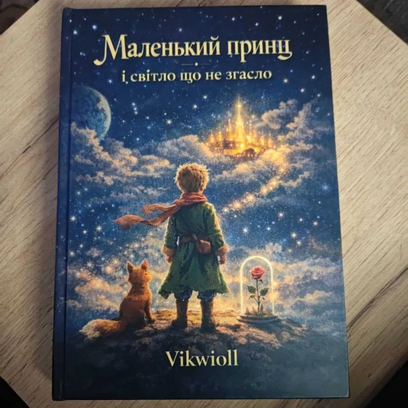 Обкладинка книги «“Маленький принц і світло що не згасло”», Vikwioll, Хмельницький (1 з 7)